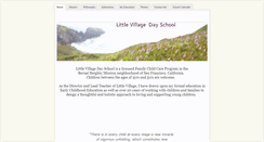 Desktop Screenshot of littlevillagedayschool.com